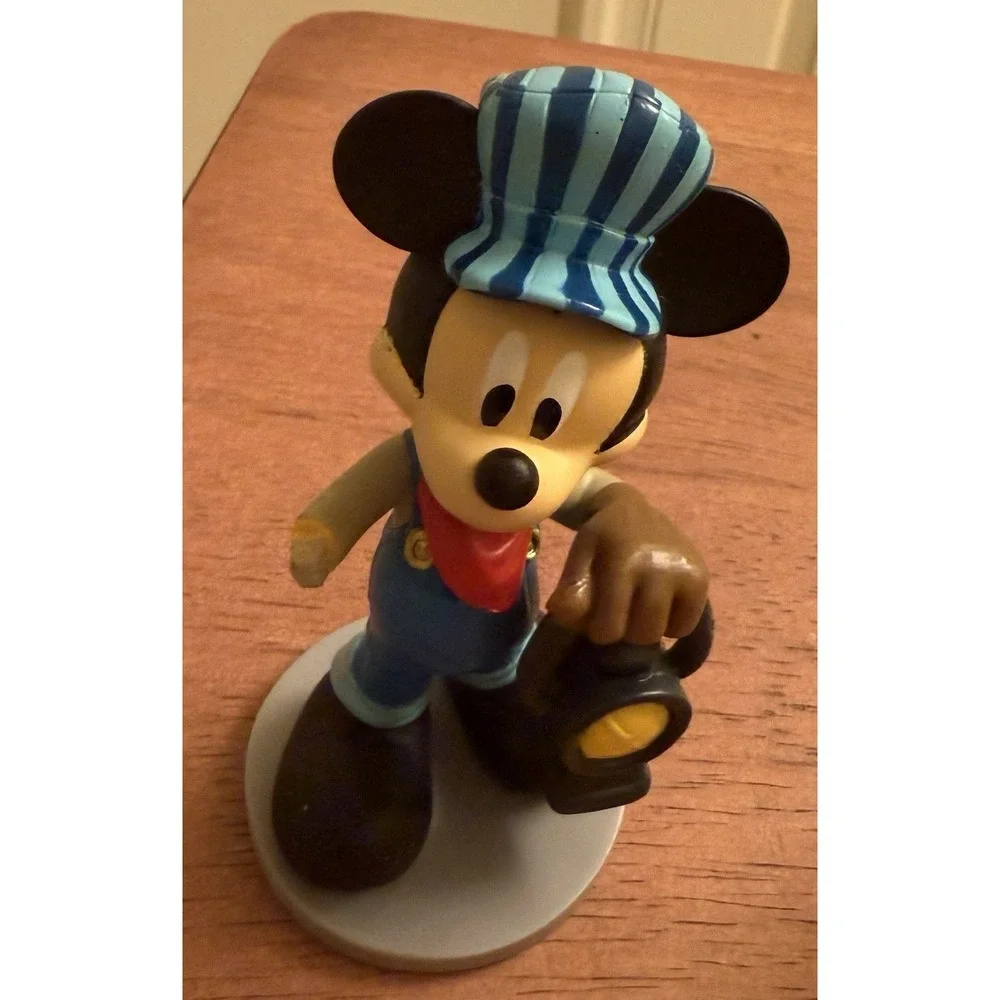 Lot of 8 Disney Mickey Mouse Friends PVC Figures Cake Toppers‎ Mickey Goofy Pete
